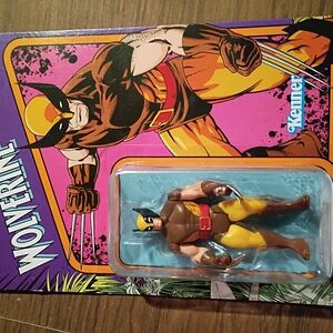 Wolverine Marvel Figure in Brown and Yellow